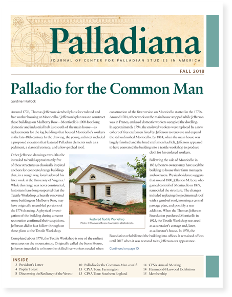 Palladiana Fall 2018